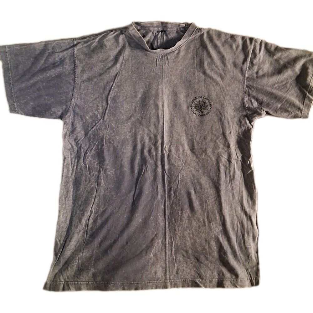 BARRACUDA COMPANY Stone Washed Gray T-Shirt Canary Islands Vintage